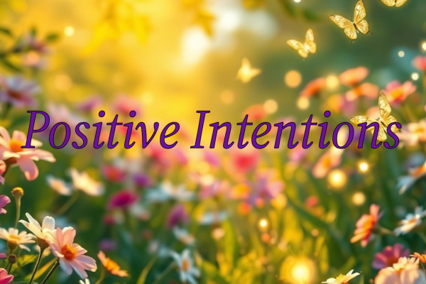 Set Your Positive Intentions